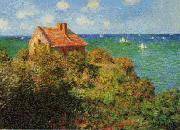Claude Monet Fisherman's Cottage on the Cliffs oil painting
